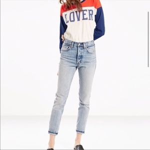 Levi’s 501 Skinny white oak Selvedge Jeans